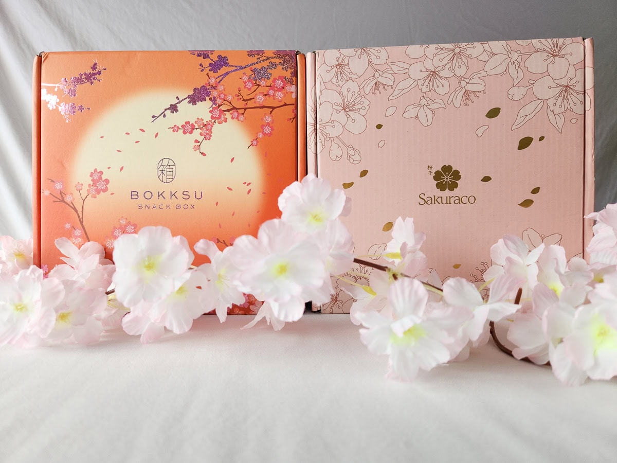 Sakuraco vs bokksu review with seasons of sakura and bokksu box.jpg