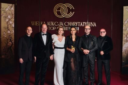 Top charity auction guests olga leonowicz mark brzezinski ryszard chmura rafal plociennik with the h.jpeg