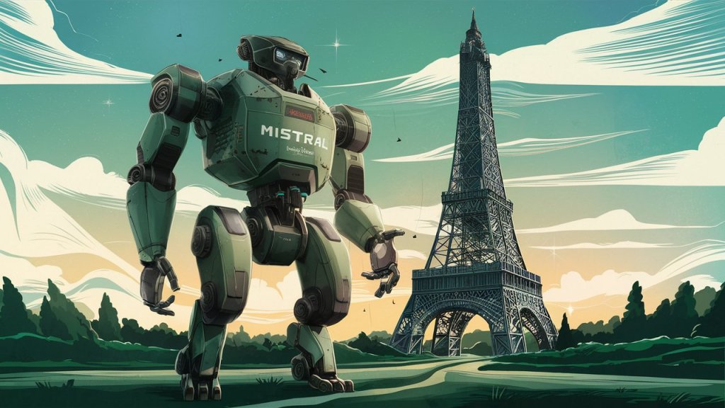 A large robot named mistral standing next to the e 9pgocdtwtk29vn1iwdu pq nplbr7ejsbsovtbx5n7now.jpe