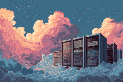 Nuneybits vector art of a server rack in the clouds bf8ba787 9002 494b b6be fedd40deb4f9.webp.png