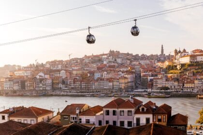 Cable car cabins moving above porto and douro river alexander spatari.jpg