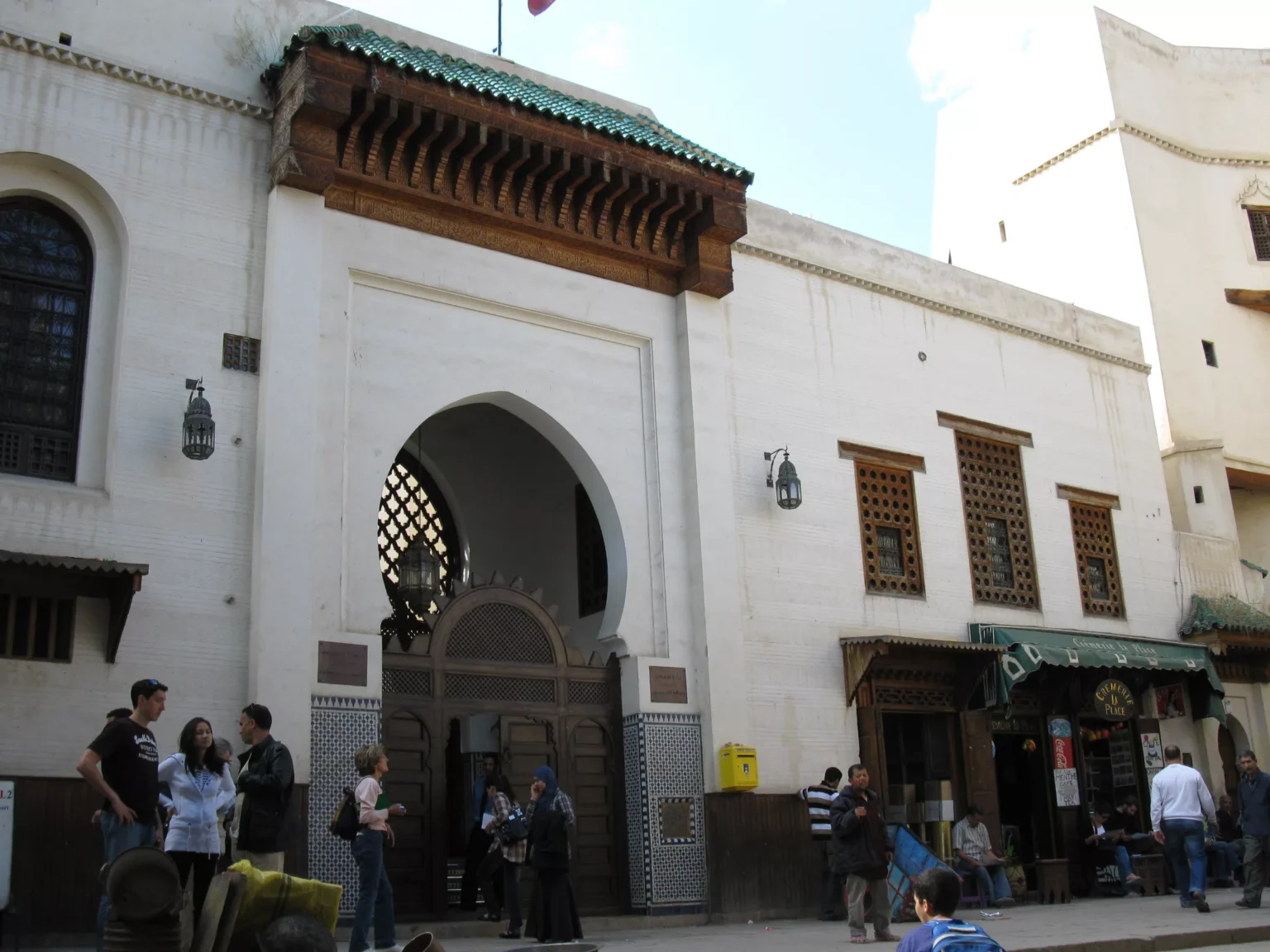 Qarawiyyin library gate on place seffarine 02.webp.webp