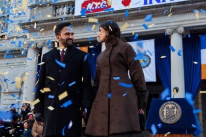 Zohran mamdani inauguration getty.jpg