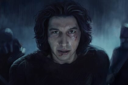 Star wars the rise of skywalker adam driver ben solo with shallow background of sword warriors 4k hd.jpeg