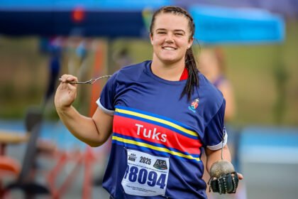 20260406 Athletics ACNW Championships Colette Uys National Record Hammer Throw.jpg