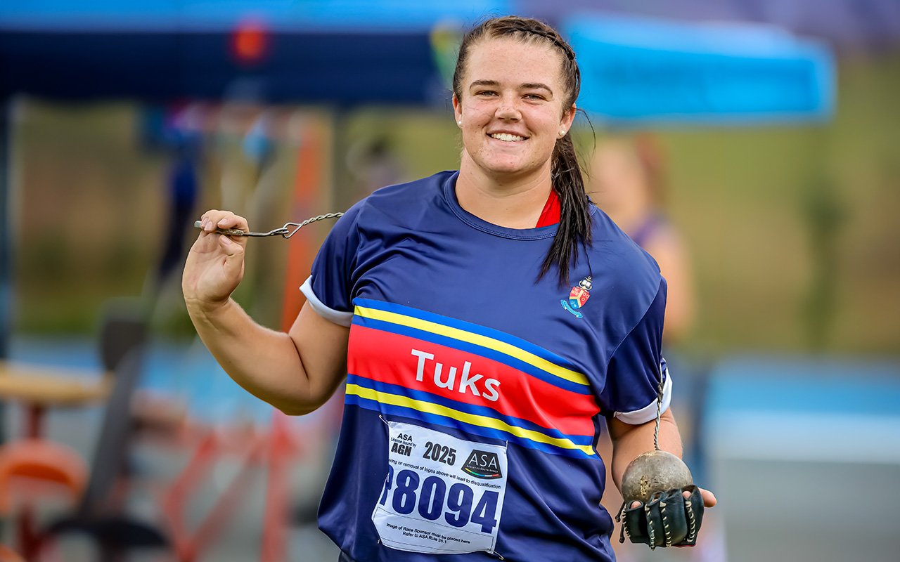 20260406 Athletics ACNW Championships Colette Uys National Record Hammer Throw.jpg