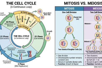 Cell cycle diagram mitosis vs meiosis comparison.png