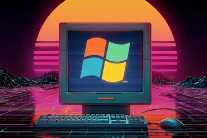 Nuneybits Vector art of the iconic Microsoft Windows logo on a 0d681fb6 874c 4a30 83b8 90efbe6996d5.webp