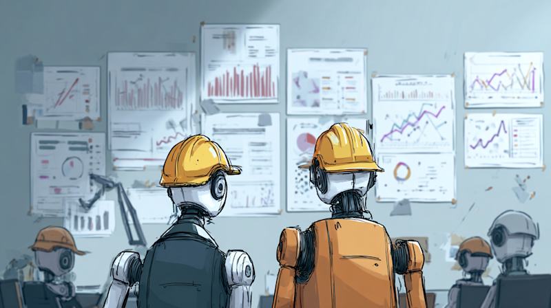 U7277289442 AI robots with hardhats. An office setting. They 5df79da3 f7e2 43fa a9cb 8d27ca6939c9 2.png