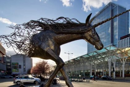 Unicorn on Piotrkowska Street Lodz in Poland.jpg